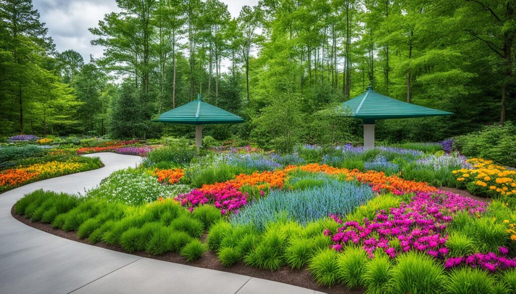 Atlanta Botanical Garden outdoor exhibits