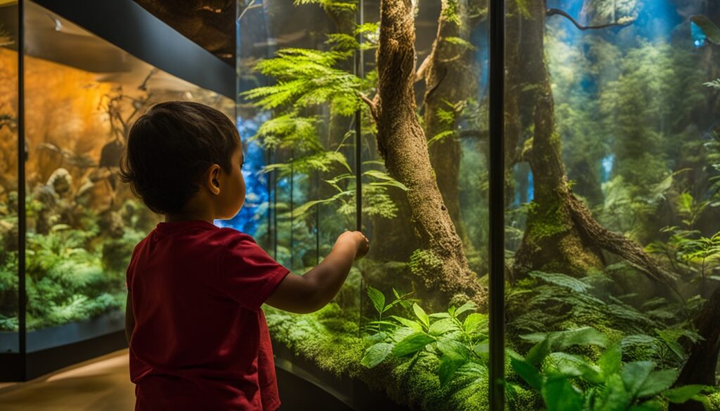 Interactive exhibits at Fernbank Museum of Natural History