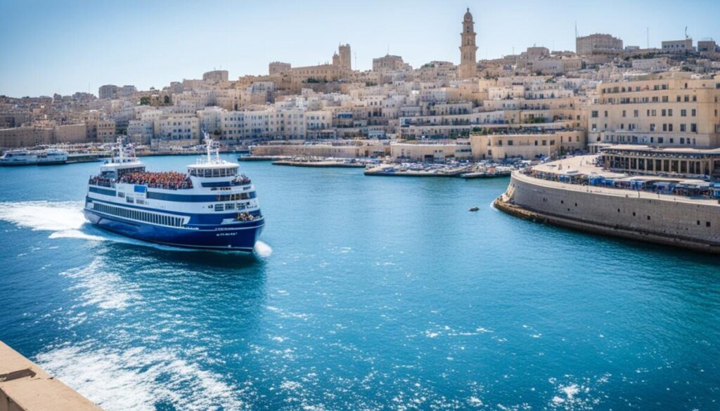 Sliema ferry to Valletta Malta