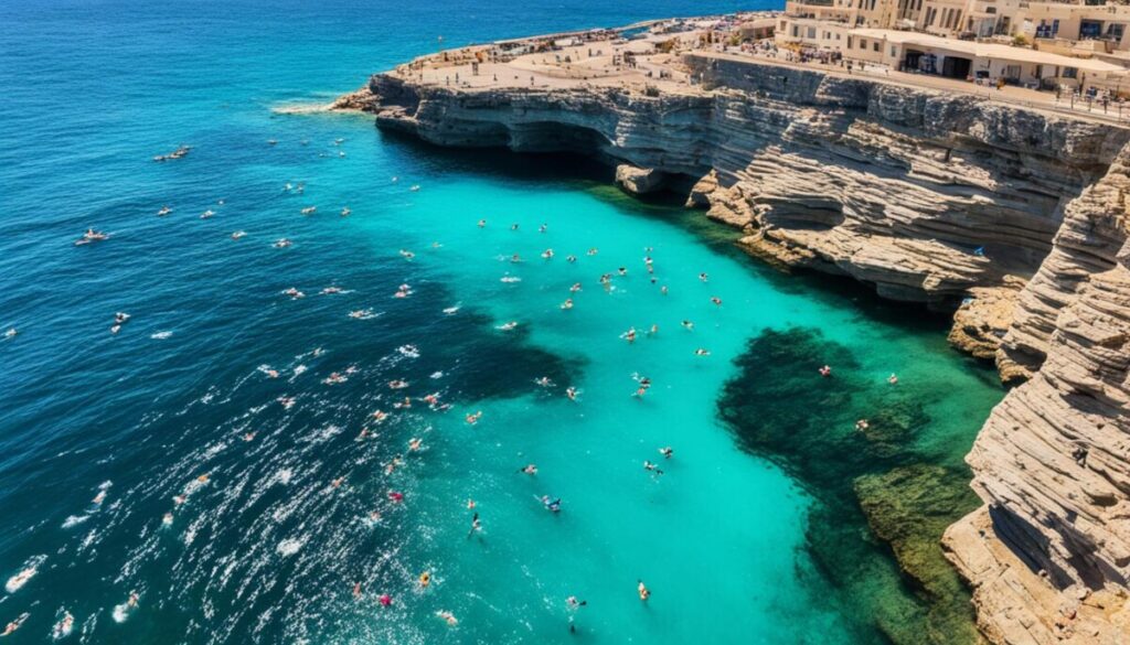 Sliema tidal pools