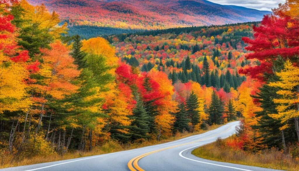 kancamagus highway fall foliage