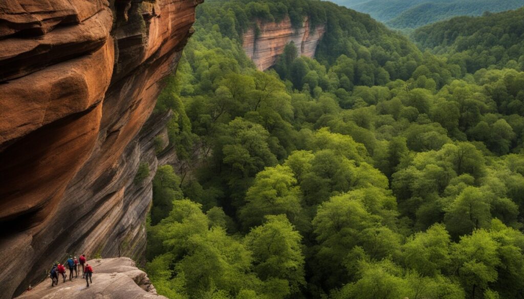 rock climbing red river gorge